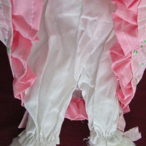 Delton Products rabbit baby Easter basket 16" pink dress display only - Picture 6 of 7